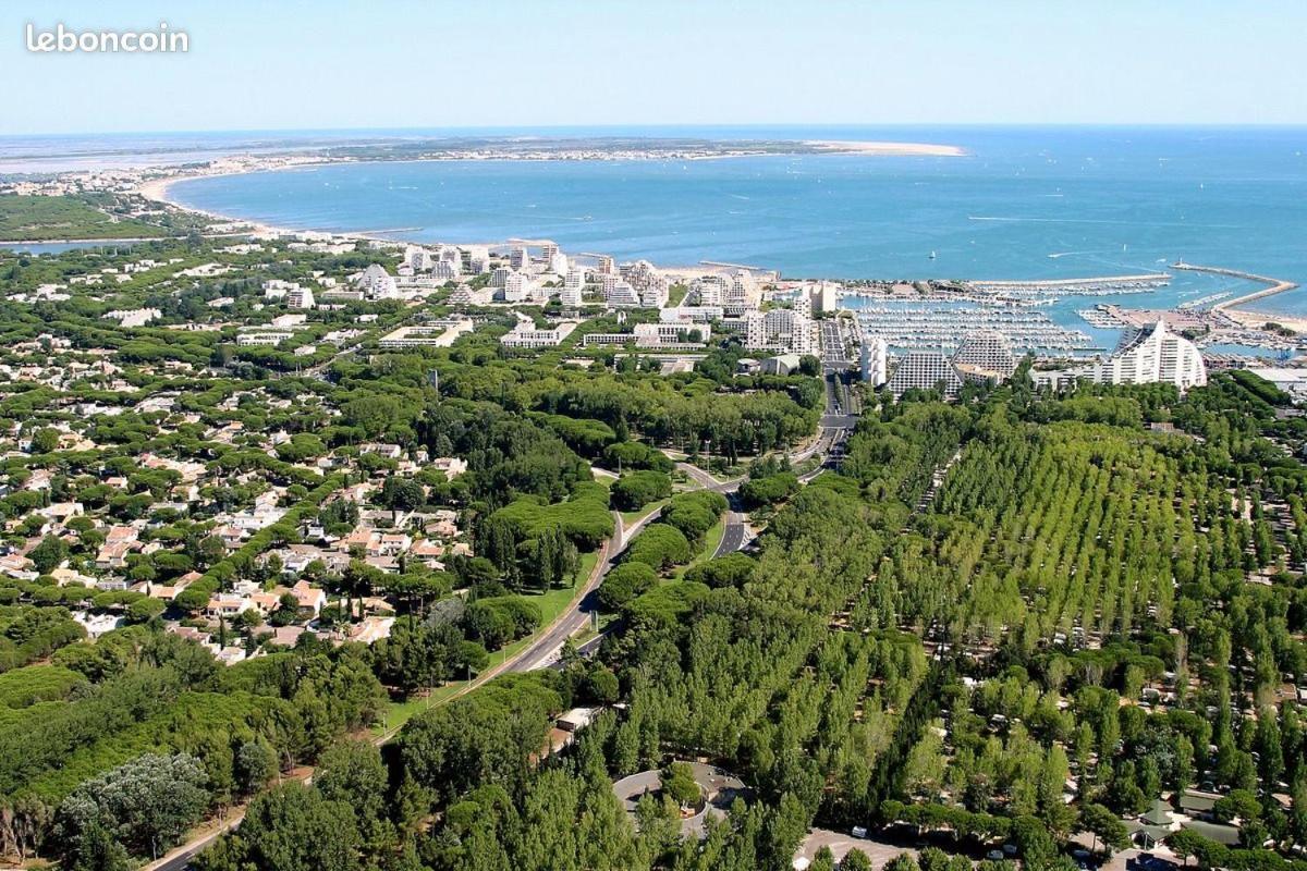 La Mer Et La Plage Au Bout Du Parc Appartement 4 Couchages Avec Jardin La Grande-Motte Kültér fotó